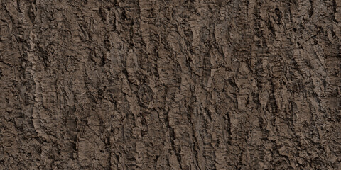 Brown Cork Oak Bark Natural Texture

