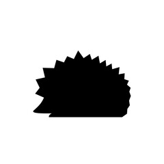 hedgehog logo design simple flat symbol icon minimalistic