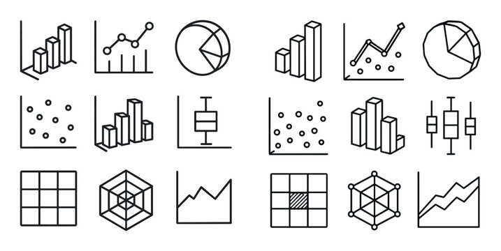 3D Analysis Icon Set