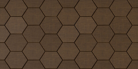 Fototapeta premium Cork Honeycomb Debossed Chocolate Edipo Texture