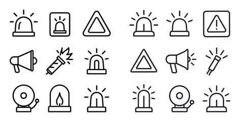 Emergency Signal Icons