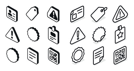 Isometric Sticker Icons