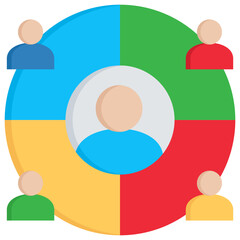 Customer Cluster Icon