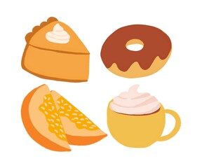 set of cakes