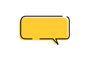 手書き風のシンプルで可愛い吹き出し