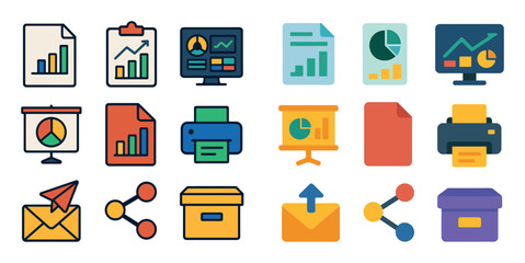 Colorful Analysis Icons