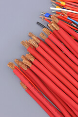 Electrical Insulated Copper Mounting Wires for Electrical Switchboard Assembly. 