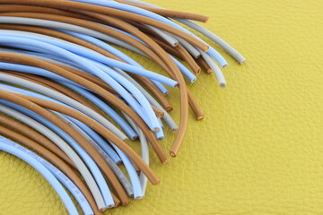 Electrical Insulated Copper Mounting Wires for Electrical Switchboard Assembly. 