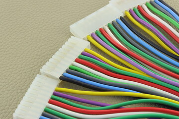 Electrical Insulated Copper Mounting Wires for Electrical Switchboard Assembly. 
