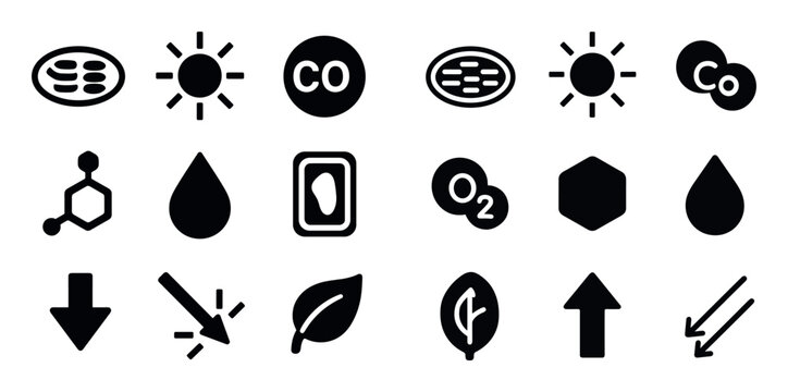 Botany Icons Grid