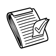 Document folder icon isolated on white with paper symbol business vector illustration