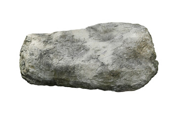 Rock isolated transparency background.