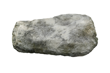 Rock isolated transparency background.