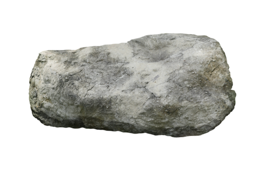 Rock isolated transparency background.