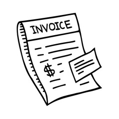 Vector illustration of a business checklist on a clipboard with a check mark on a document page