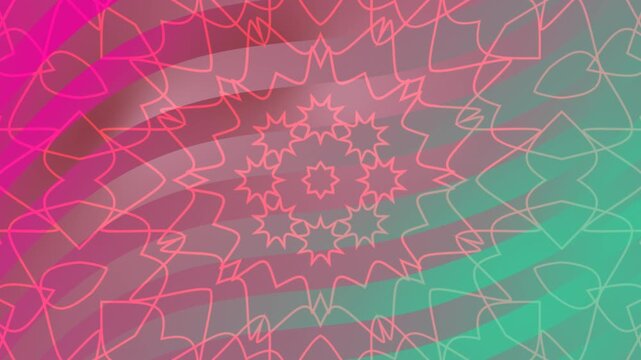 Pink and green background with star shaped pattern suitable for childrens party invitations, scrapbooking, and birthday cards. Cheerful and whimsical design.