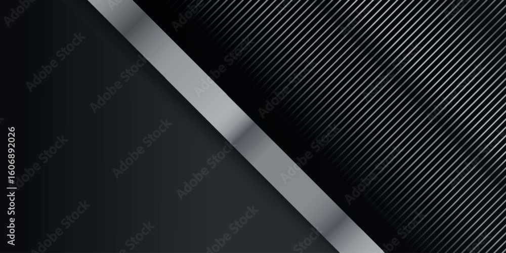 Poster abstract background with overlapping layers and metal line effect decoration. cutout style concept g