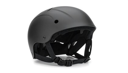 Black helmet, safety gear