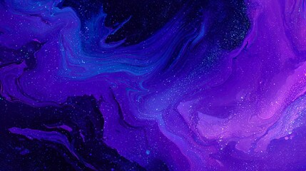 Abstract Purple Blue Pink Galaxy Background