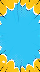 Pop Art Power: A striking pop art background with dynamic shapes and bold colors, designed to capture attention.