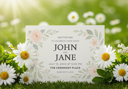 Greeting Card Mockup