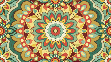 Ornate Floral Mandala Pattern