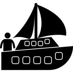 Sailing Boat Silhouette