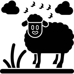 Sheep and Clouds