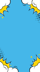 Comic Book Pop Art: A dynamic and vibrant pop art-inspired illustration with speech bubble elements creates a visually arresting composition, perfect for conveying messages and capturing attention.