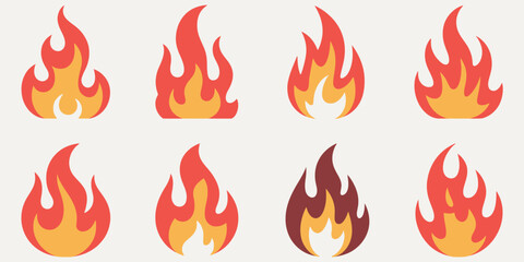 Vibrant and Dynamic Fire Dog Illustration