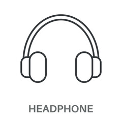 Simple  Headphone Design Icon, Simple Style Design Inspiration For Any Logos Interface And Purpose