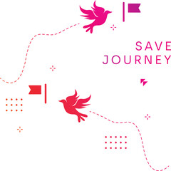 Dove with Dollar Coin Icon for Budget Travel, Sales, and Flight Booking Apps