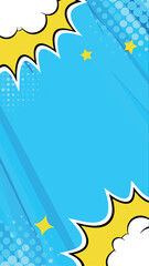 Pop Art Background: A dynamic pop art style background with bold colors, comic book elements, and a vibrant aesthetic that grabs your attention.