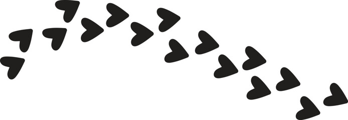 Doodle hearts sketch set. Various different hand drawn heart icon love collection isolated on white background.