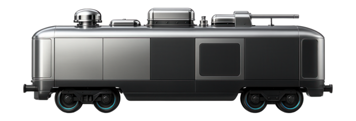 Diagnostic railcar with roof-mounted equipment and side access panels