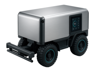 Sleek, modern design wash truck with digital control panel and sensors