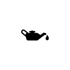 Oil icon flat vector design.
