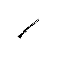Shotgun icon flat vector design. 