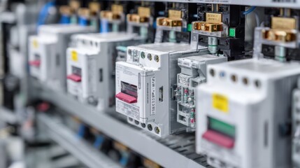 Safety mechanisms and circuit breakers on a bidirectional inverter are shown, underscoring the crucial role of protective features in preventing overload and ensuring electrical system stability