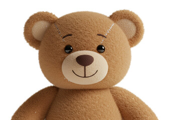 Isolated Brown Teddy Bear Plush Toy Childhood