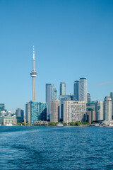 Fototapeta premium Panoramic shot of Toronto city skyline, Ontario, Canada