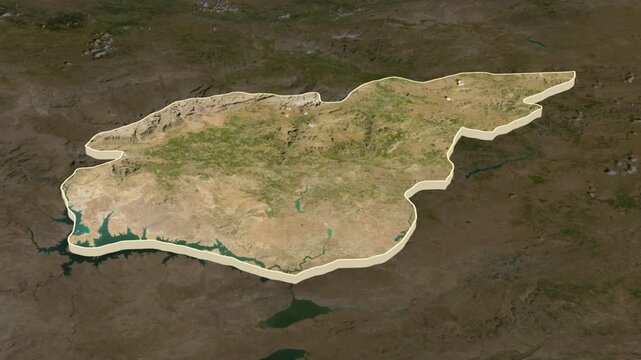 Tunceli region, Turkiye (Turkey) extruded. 