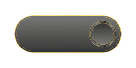 Black and golden CTA button template.