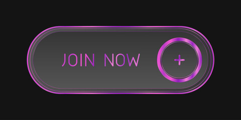 Black and purple CTA button: Join now.
