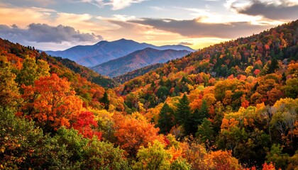 Autumnal mountain vista (1)