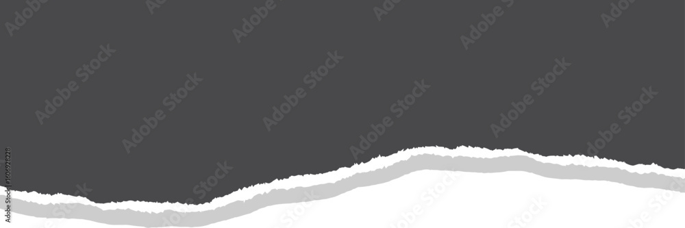 Poster download torn paper edge vector graphic element for graphic design and backgrounds use
