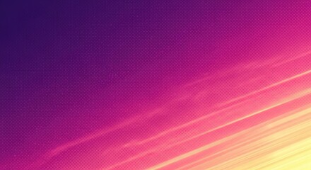 Abstract gradient background with soft streaks of light in vibrant pink and purple hues