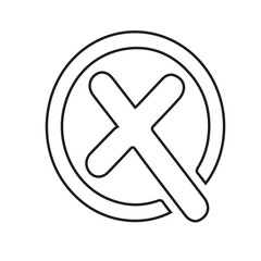 Obraz premium icon x