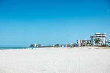 anna maria island and bradenton beach florida scenery in summer