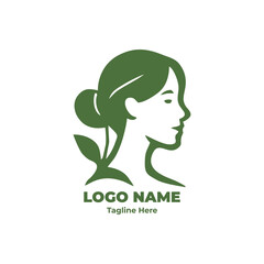 Premium Organic Brand Identity Vector Logo Template for Sustainable Wellness and Cosmetics